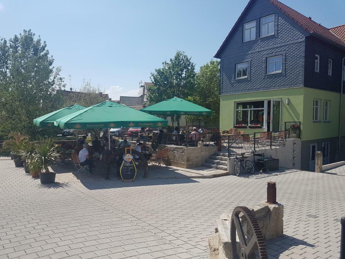 Brauereigasthof Marktmuhle Oberdorla Kültér fotó
