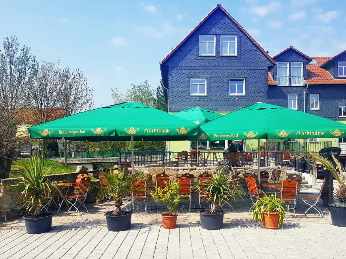 Brauereigasthof Marktmuhle Oberdorla Kültér fotó
